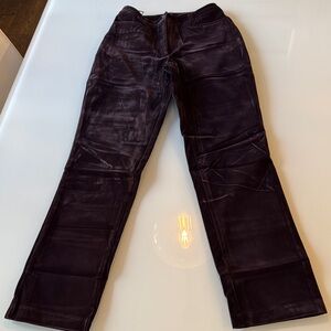 Massimo Nuhi Wardrobe Velvet Burgundy Vintage Pants - Italian 40/US small (4-6)